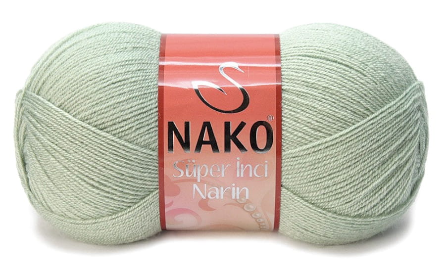 włóczka NARIN kol. 13486 / blady stalowy zielony