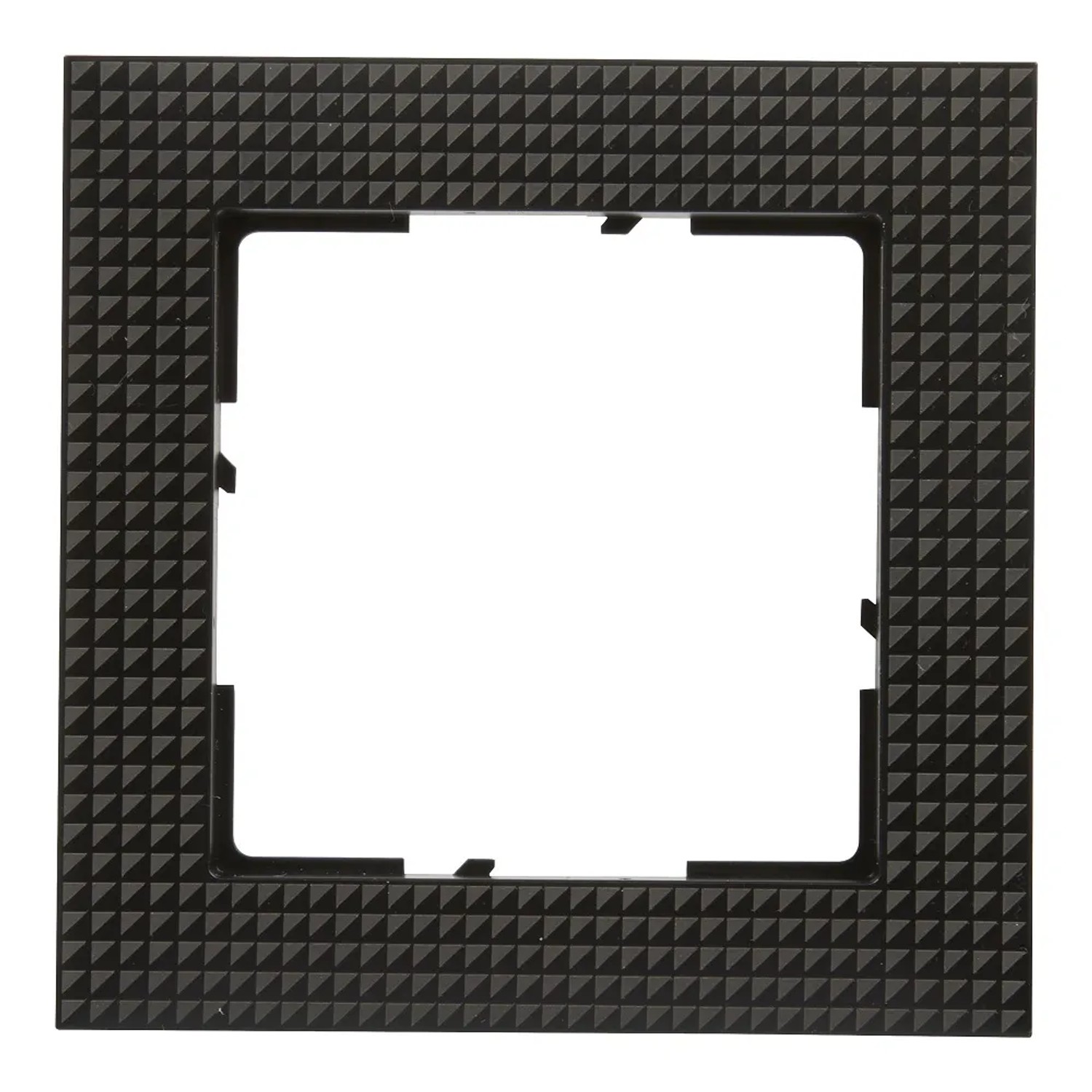 Ramka SUNO 1-krotna czarna struktura