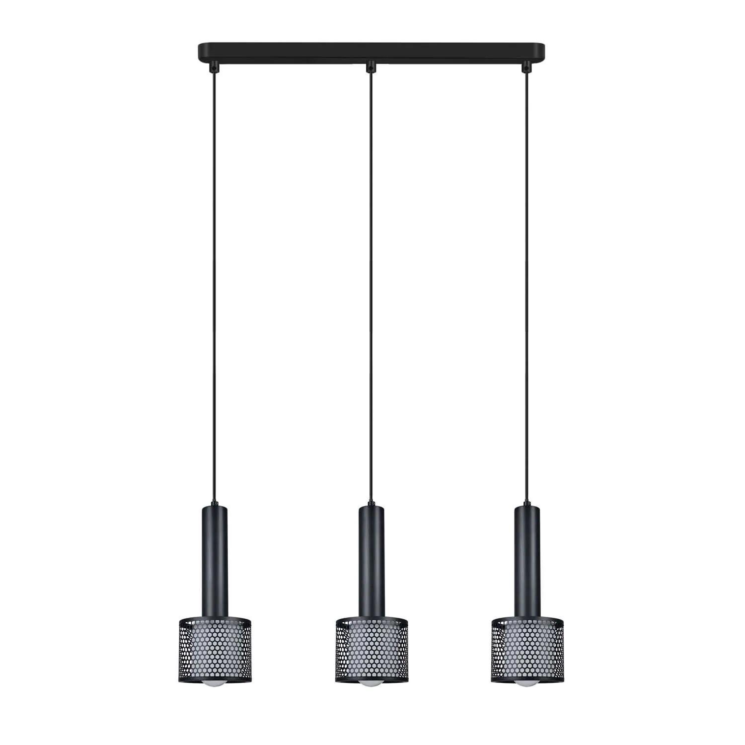 Light Prestige Lampa wisząca Amo 3x max. 15W LED E27 czarna