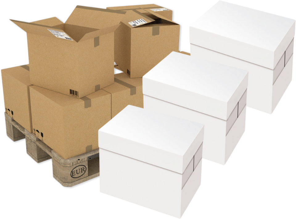 150x Papier ksero Economy, A3, 80g/m2, 500 arkuszy, biały