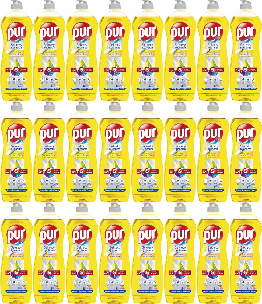 24x Płyn do naczyń Pur, lemon, 750ml