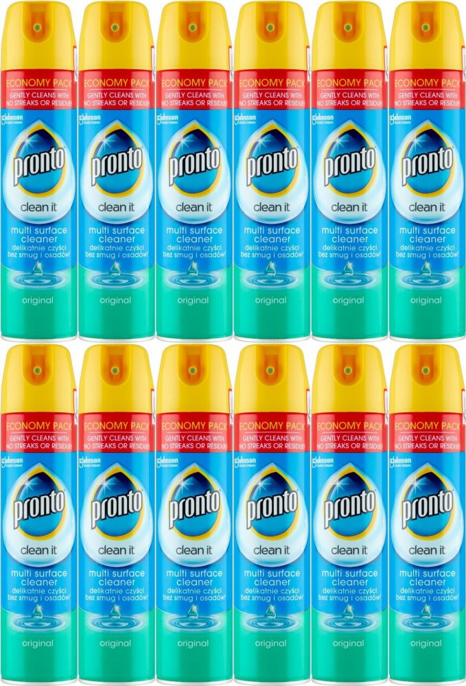 12x Spray do pielęgnacji mebli Pronto Original, 300ml