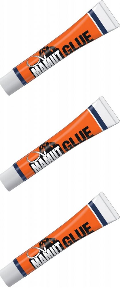 3x Klej montażowy Mamut Bostik Mamut Glue, elastyczny, 25ml, biały