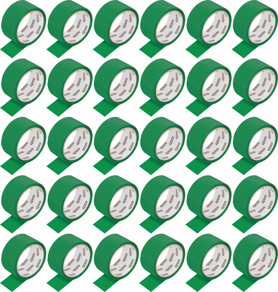 30x Taśma pakowa, Grand, 48mmx50m, zielony