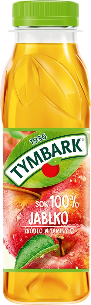 Sok jabłkowy Tymbark, butelka PET, 0.3l, KAUCJA