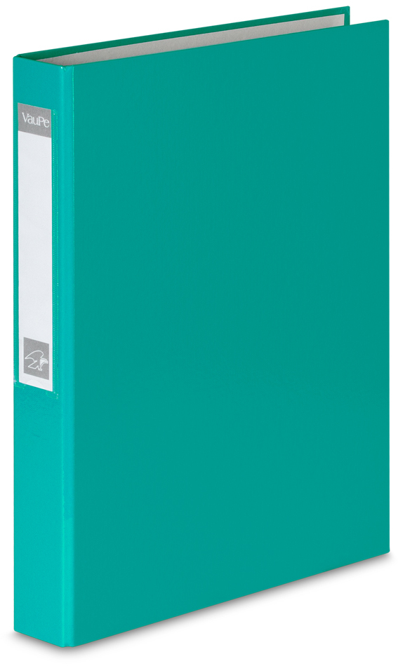 Segregator VauPe FCK, A4, szerokość grzbietu 40mm, do 150 kartek, 2 ringi, turkusowy