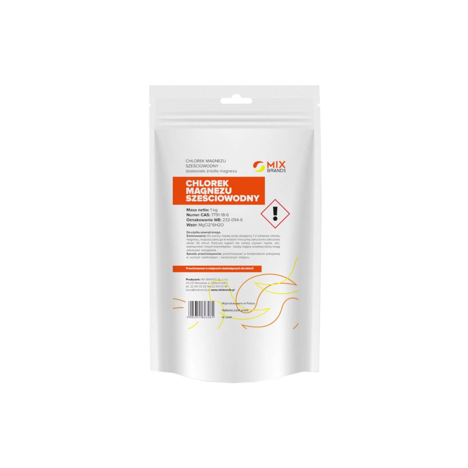 Big nature chlorek magnezu sześciowodny, 1 kg