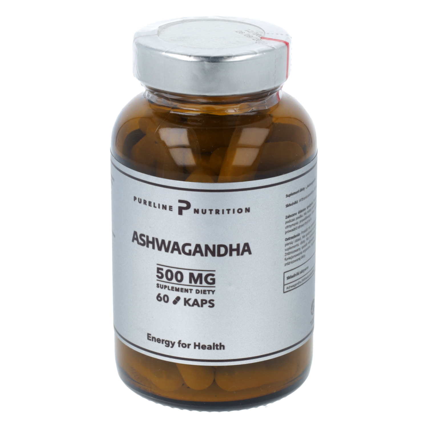 Pureline nutrition ashwagandha, 60 kapsułek