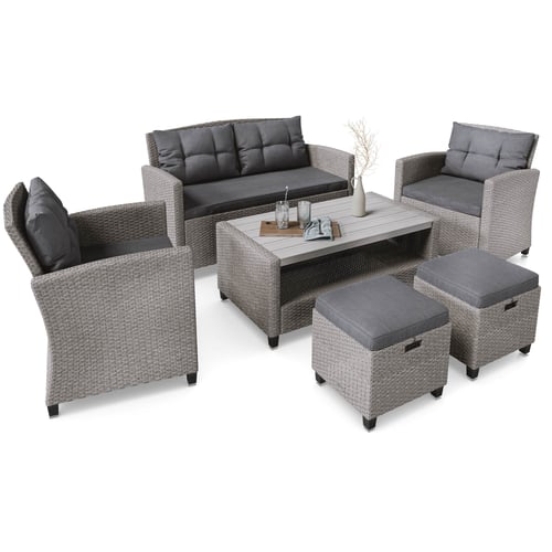 Gartenmöbel-Set FIRENZE - Grau