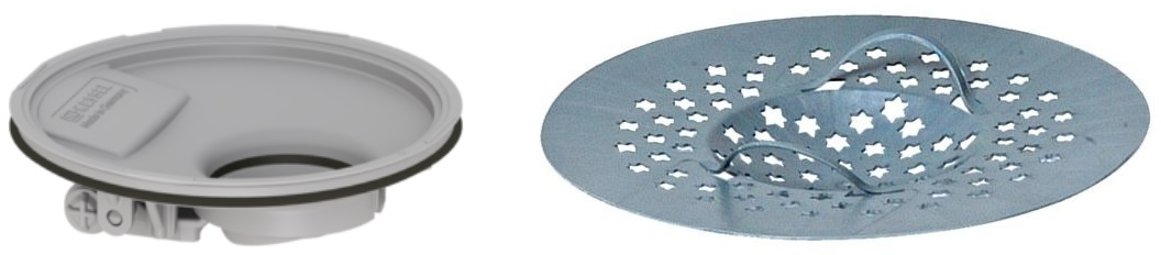 Zestaw Kessel Multistop syfon suchy z sitkiem na zanieczyszczenia (48500, 48700)