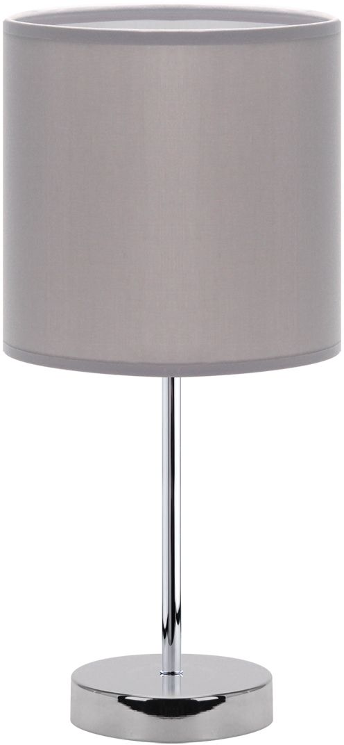 Strühm Agnes lampa stołowa 1x2 W chrom-szara 03147