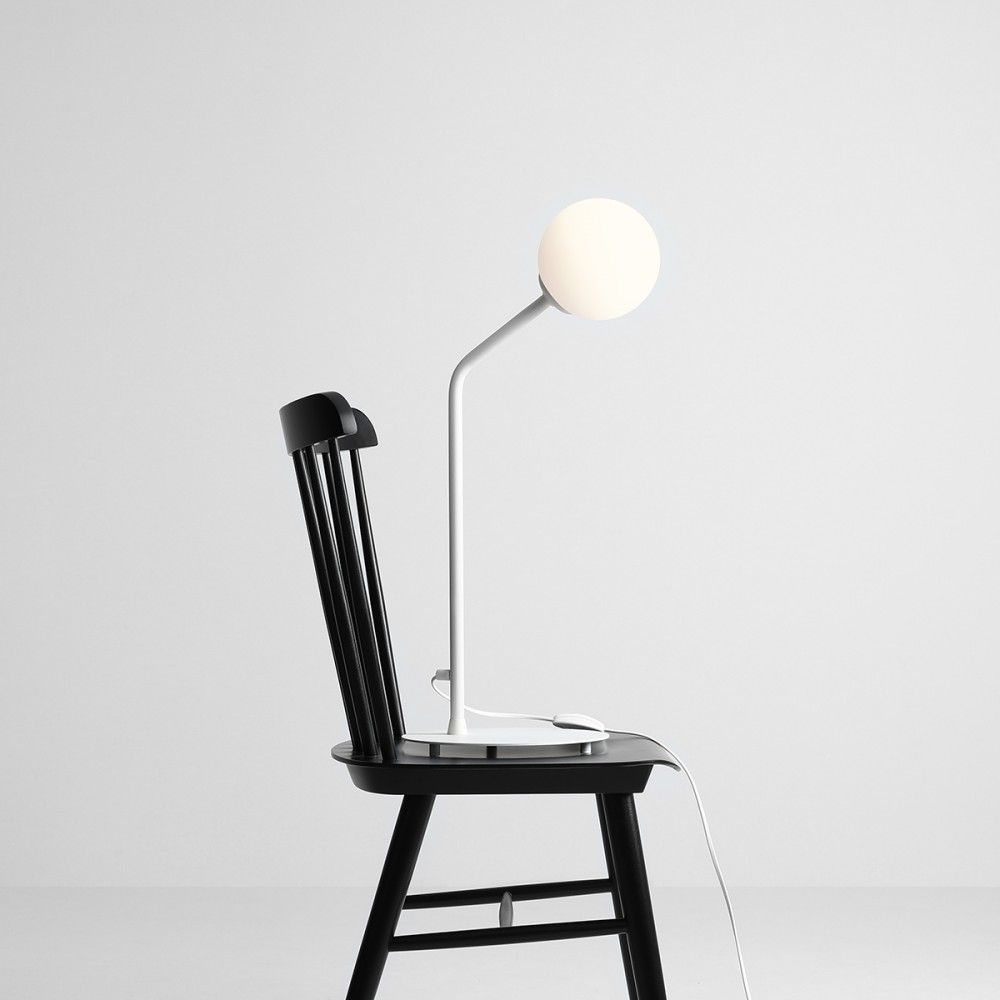 Aldex Pure lampa biurkowa 1x40W biała 1064B