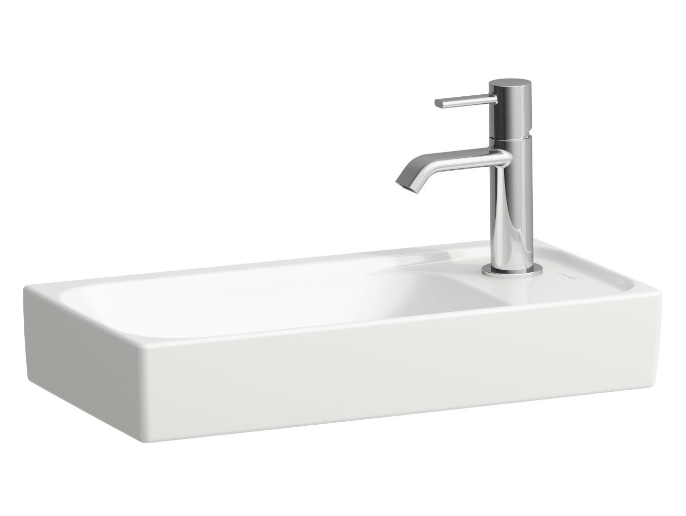 Laufen Meda umywalka 46x23,5 cm prostokątna ścienna-meblowa biała H8151130001141