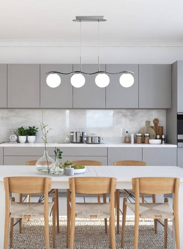 Candellux Ramon lampa wisząca 4x40W biała/chrom 34-01412 - Wysyłka w 24h