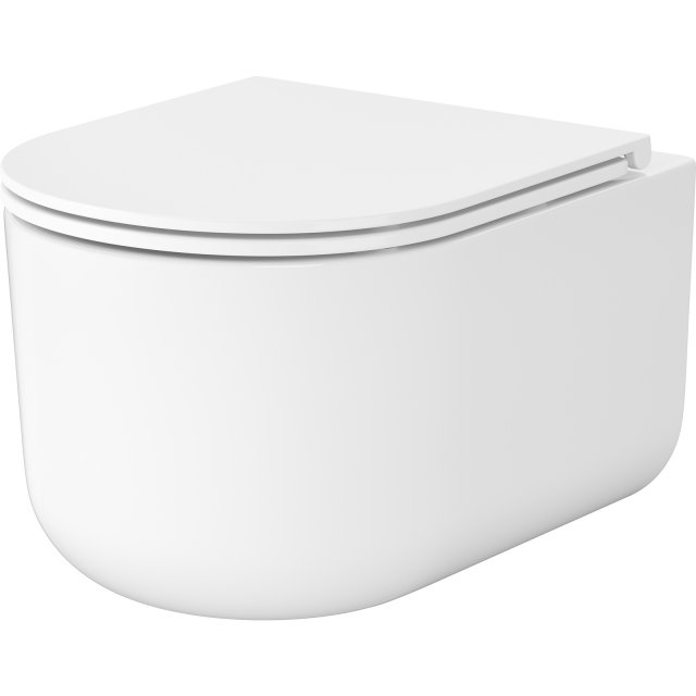 CERSANIT Miska WC podwieszana INTRO PRO OVAL deska duroplastowa S4038