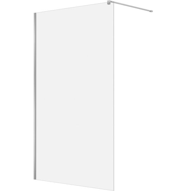NEW TRENDY Kabina VELIO walk-in 110x200 szkło czyste 8mm z powłoką D-