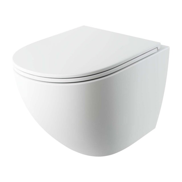 OMNIRES Miska WC wisząca OTTAWA COMFORT, deska wolnoopadająca 54x37cm