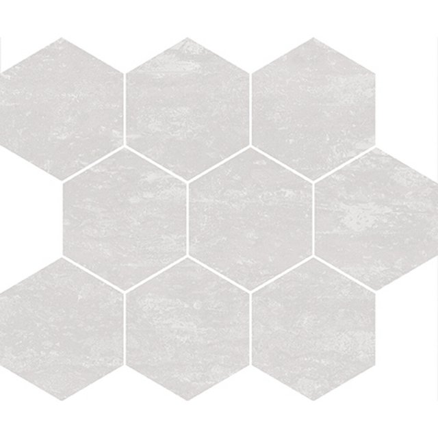 Płytka ścienna mozaika WATERLOO light grey glossy 28x33,7 gat. I