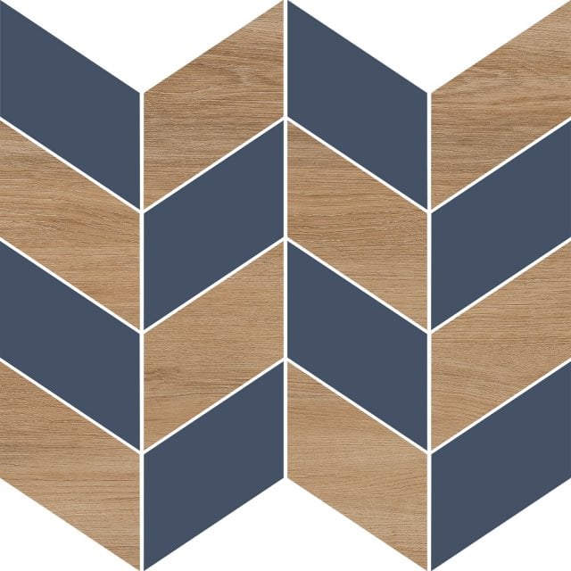 Płytka ścienna mozaika LOVE YOU NAVY dark blue full satin 29x29 gat.