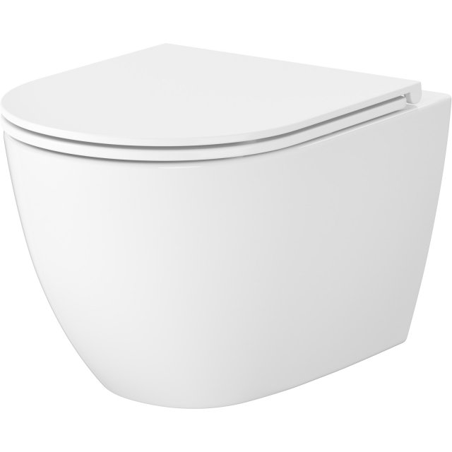 MITO Cersanit Miska WC podwieszana LIDER PRO OVAL deska duroplastowa