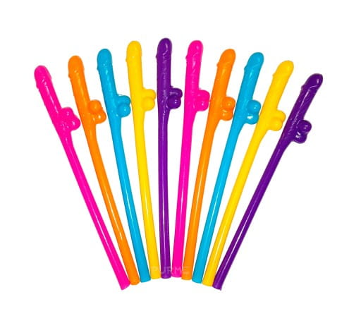 Słomki peniski 10 sztuk