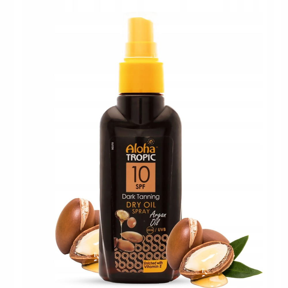 Olejek do opalania arganowy SPF10 Dark Tanning dry oil Aloha Tropic 100ml