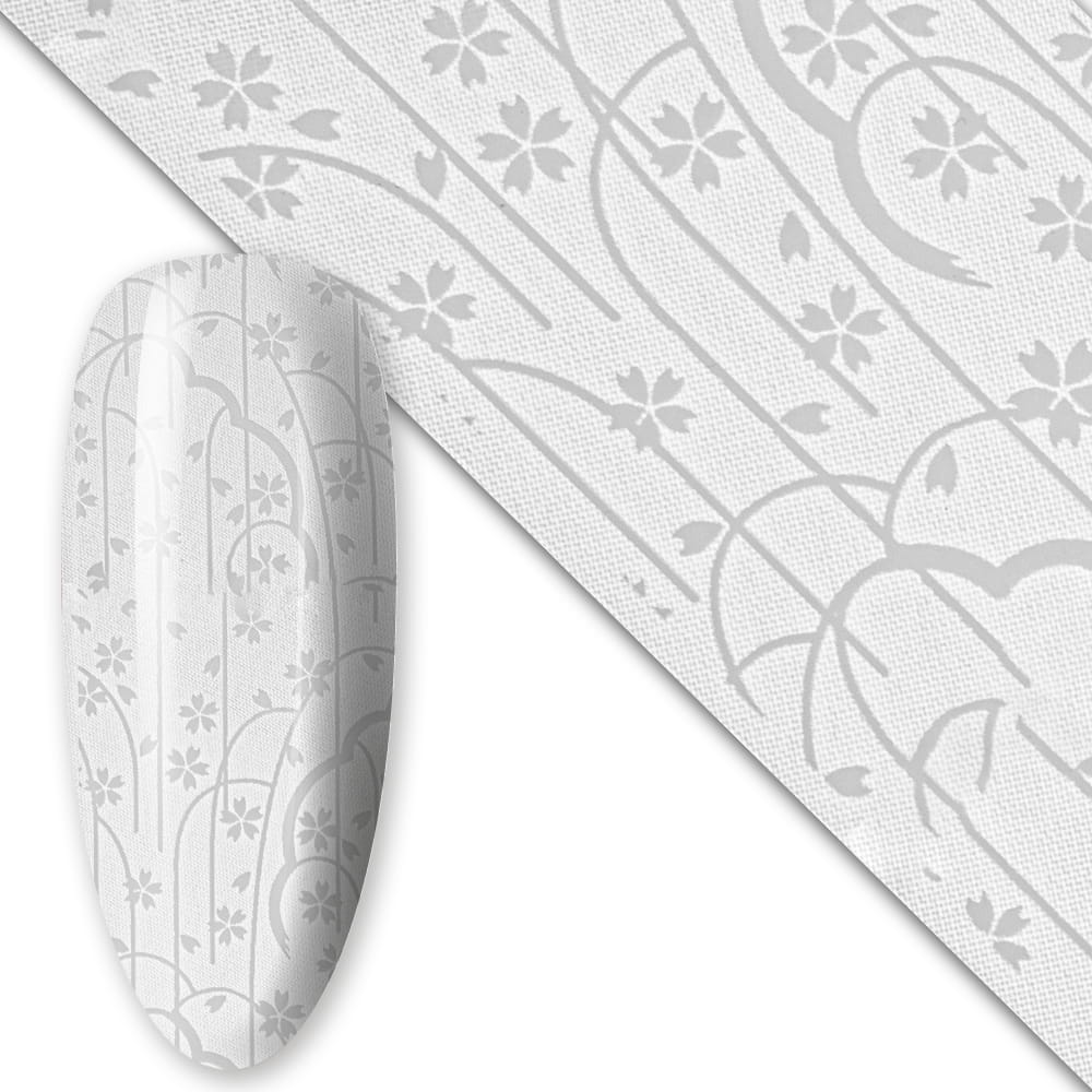 Folia transferowa do paznokci 80 cm White Nr 11