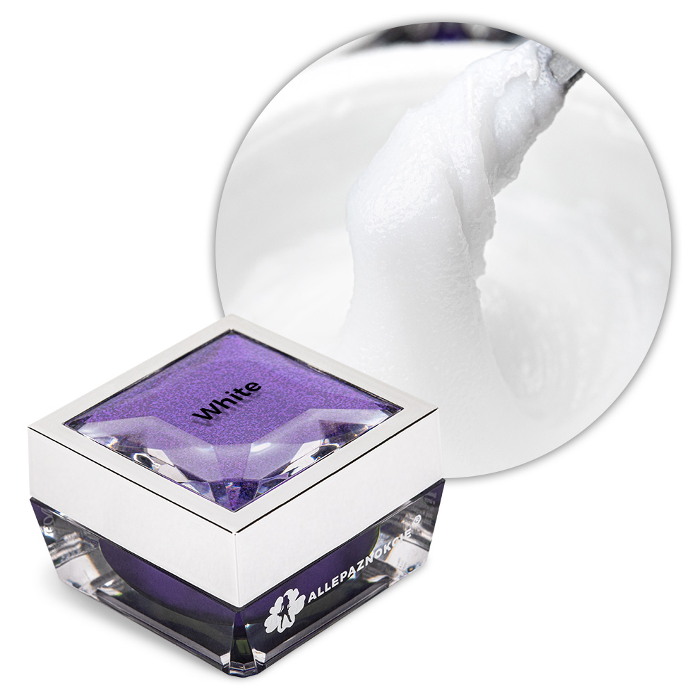 Acrylgel akrylożel budujący Allepaznokcie HEMA/Di-HEMA Free White 30g