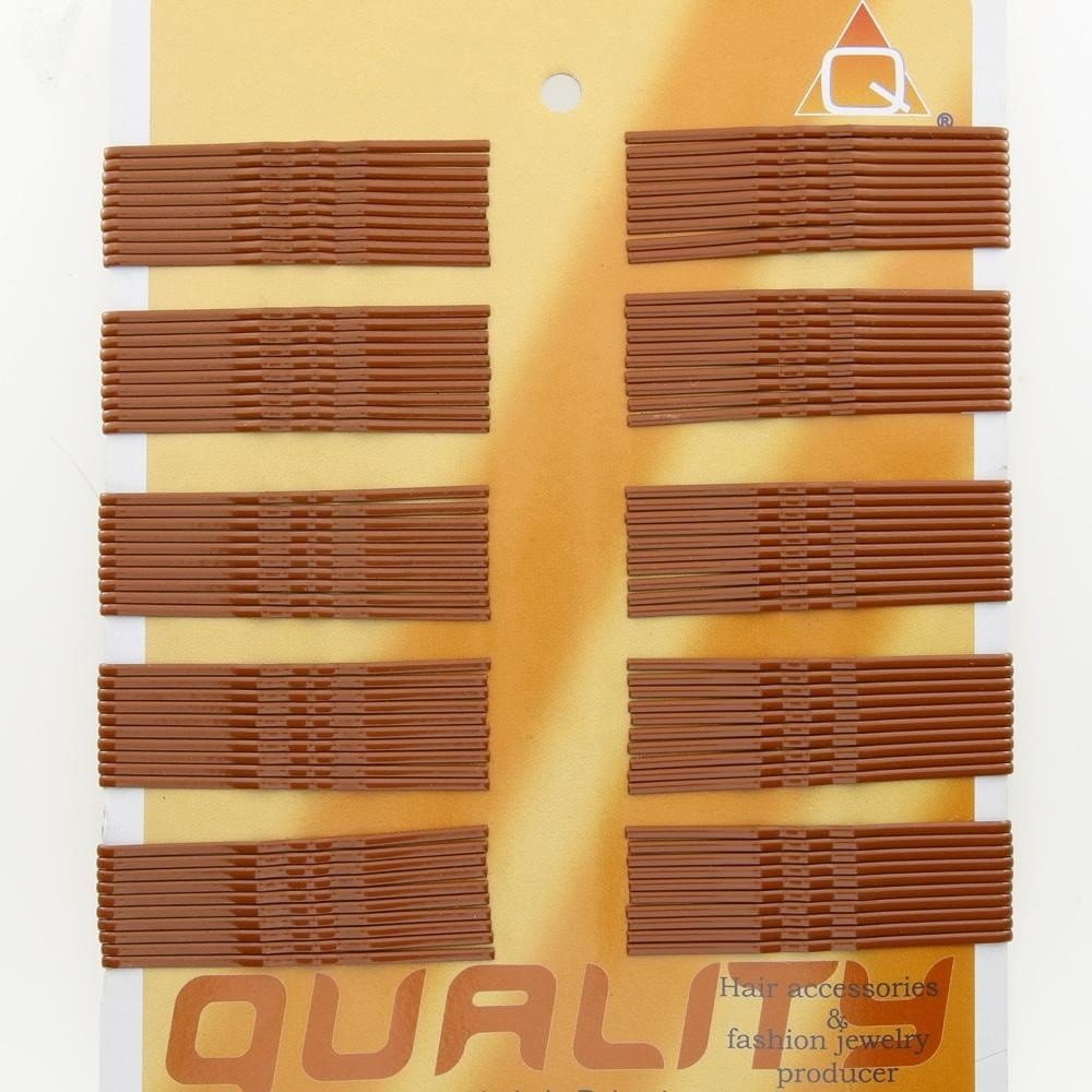 Wsuwki do włosów rude 5,5cm 100 szt