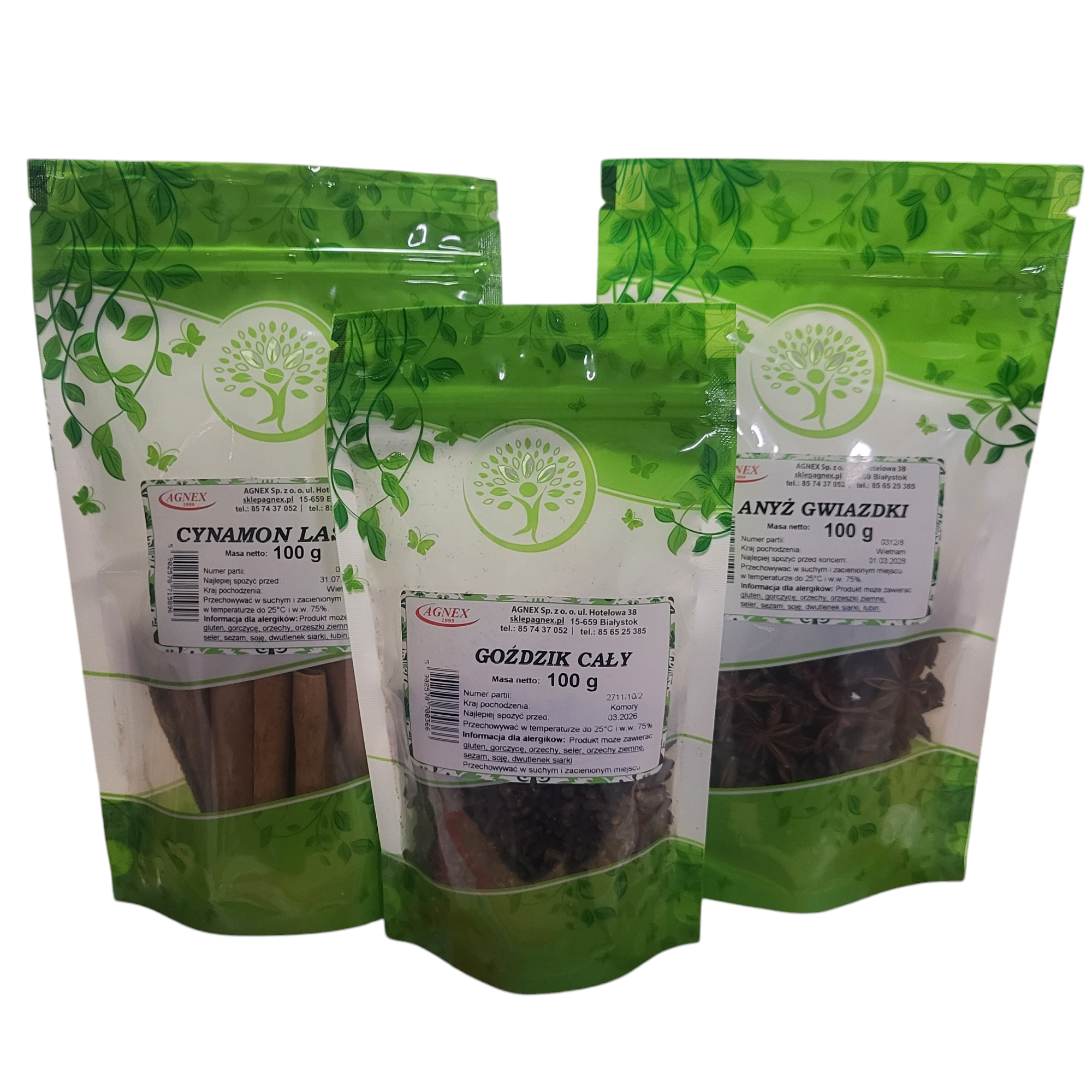 ZIMOWY ZESTAW DO HERBATY- anyż, cynamon laski, goździki 300 g