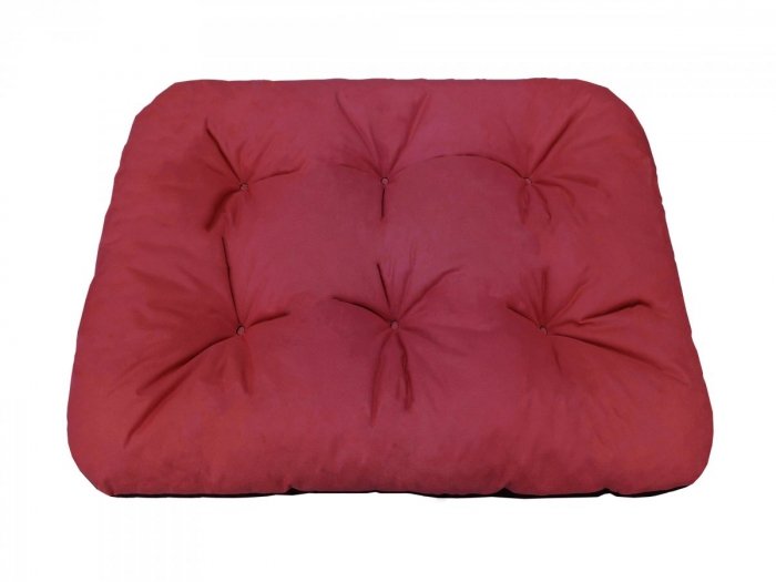 Legowisko dla psa 80x60 cm - bordowe