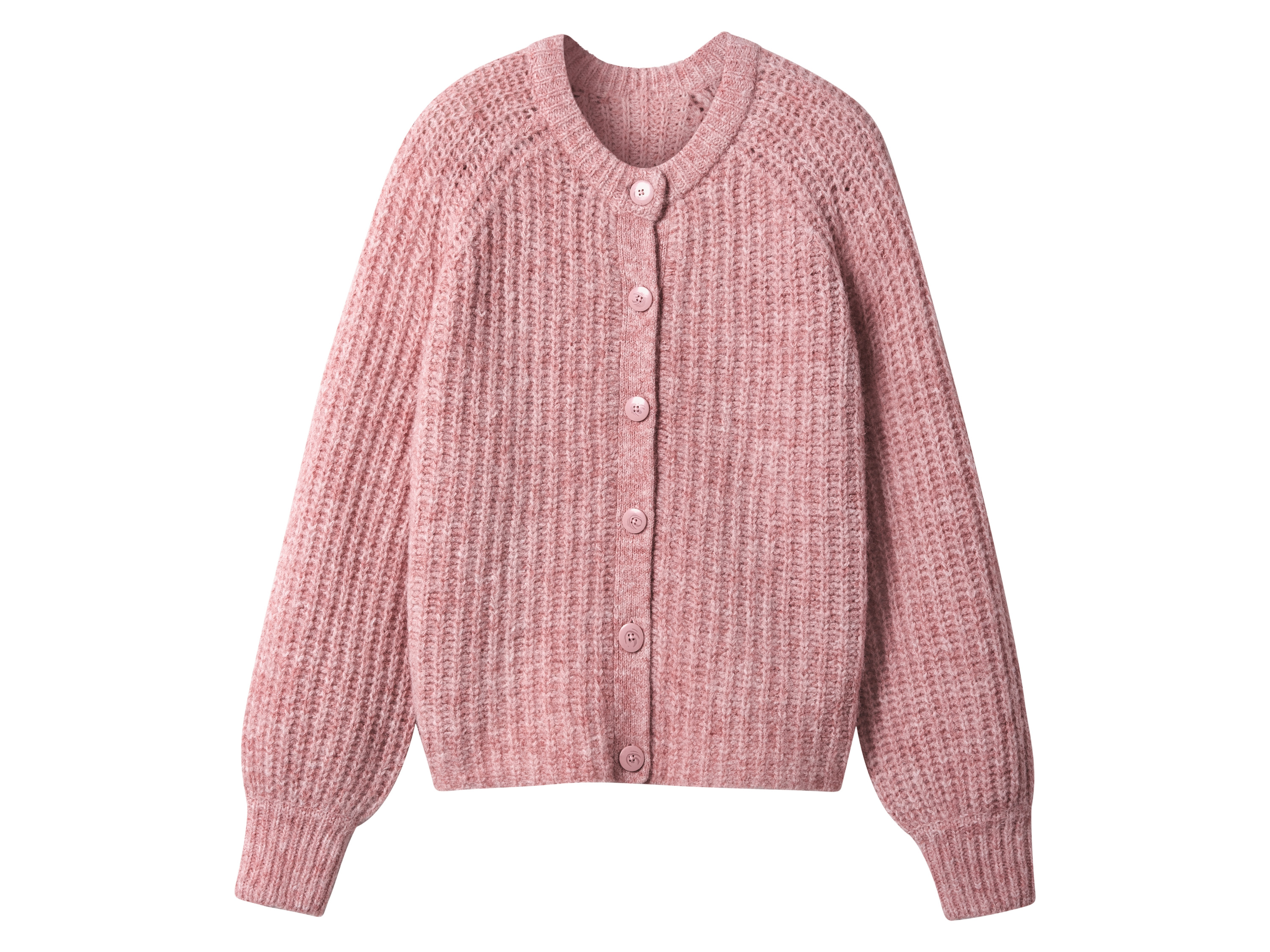 esmara Kardigan dzianinowy damski Różowy, M 40/42