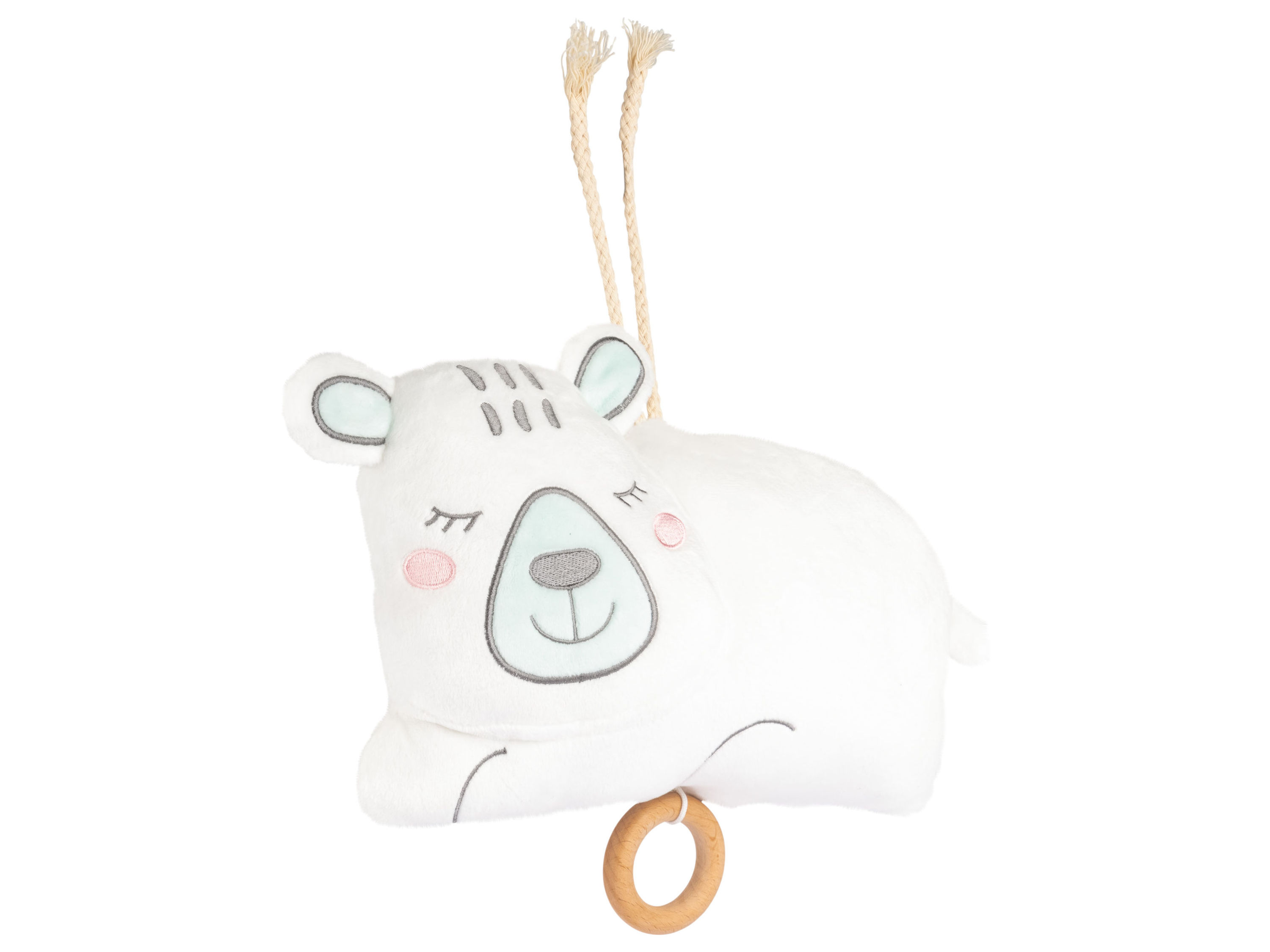 lupilu Zwierzątko do ciągnięcia lub pozytywka, 1 sztuka Pozytywka - miś polarny