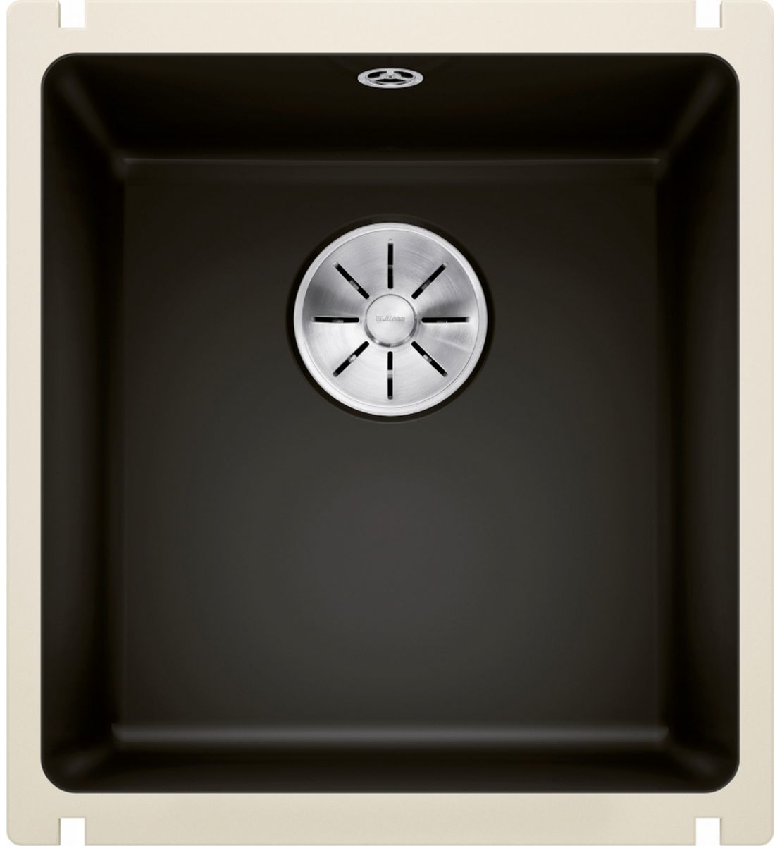 Darmowa Dostawa - Zlewozmywak ceramiczny 45.6x41.4 cm czarny Blanco Subline 375-U 523732