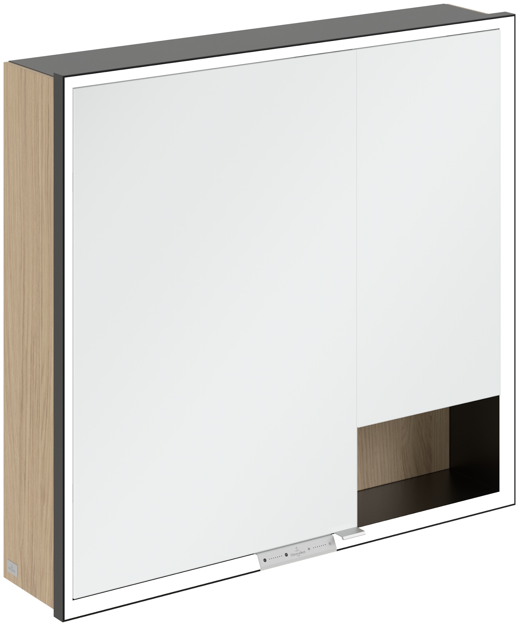 Darmowa Dostawa - Szafka 80x16.8x75 cm z lustrem dąb Villeroy & Boch My View+ B48180VJ