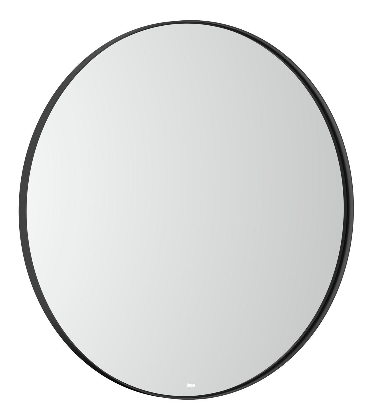 Darmowa Dostawa - Lustro 60x60 cm okrągłe z oświetleniem czarny Roca Luna A812425000