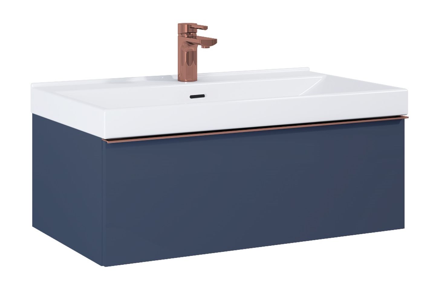 Darmowa Dostawa - Szafka 80x44.9x28.1 cm podumywalkowa wisząca niebieska Elita Look RE010803027030