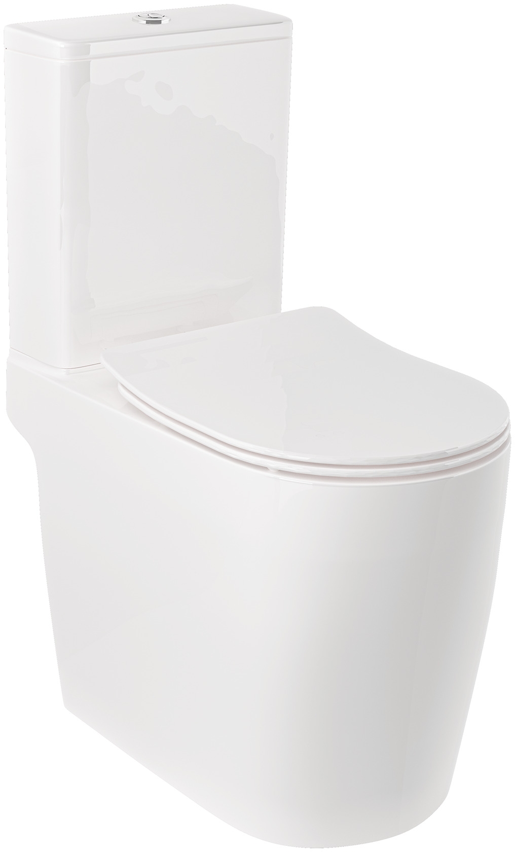 Darmowa Dostawa - Miska kompakt WC ze spłukiwaniem wirowym biały Kludi Resa R 23WCB0543