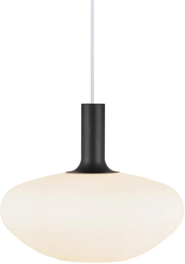 Darmowa Dostawa - Lampa wisząca 1x60 W biała-czarna-mosiądz Nordlux Alton 48973001