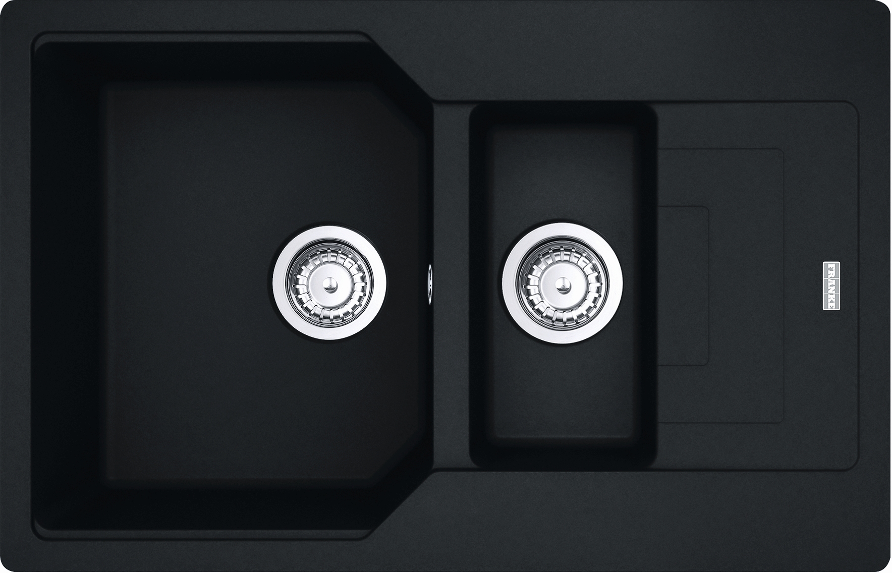 Darmowa Dostawa - Zlewozmywak granitowy 78x50 cm czarny Franke Urban 1140687298