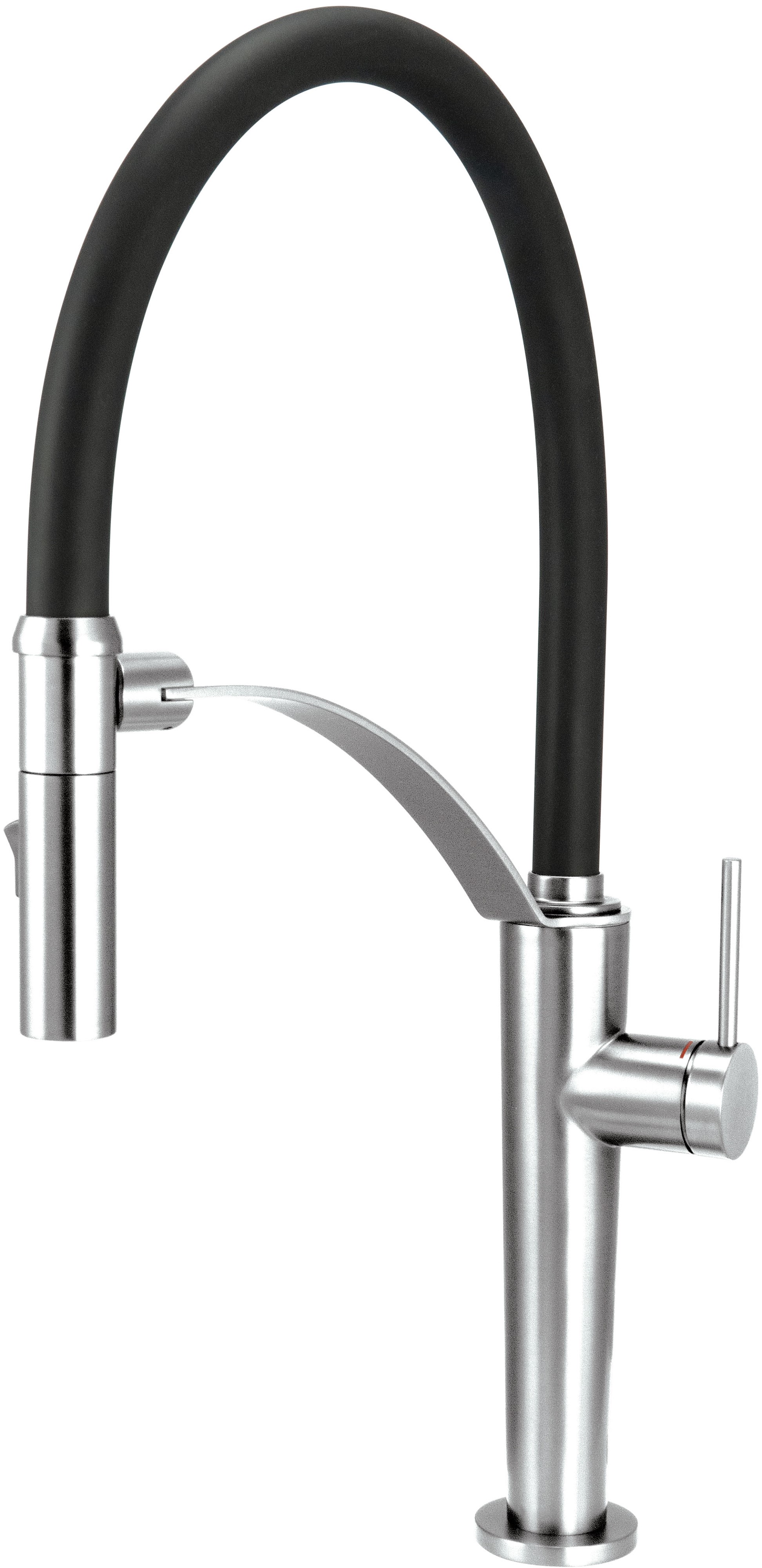 Darmowa Dostawa - Bateria kuchenna stojąca chrom-czarna Deante Corda BRC072M