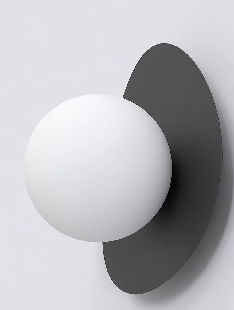 Darmowa Dostawa - Kinkiet 1x8 W czarny Emibig Ovo 1527K1