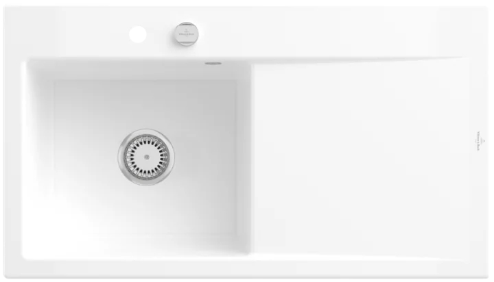 Darmowa Dostawa - Zlewozmywak ceramiczny 90x51 cm biały Villeroy & Boch Subway 335202R1