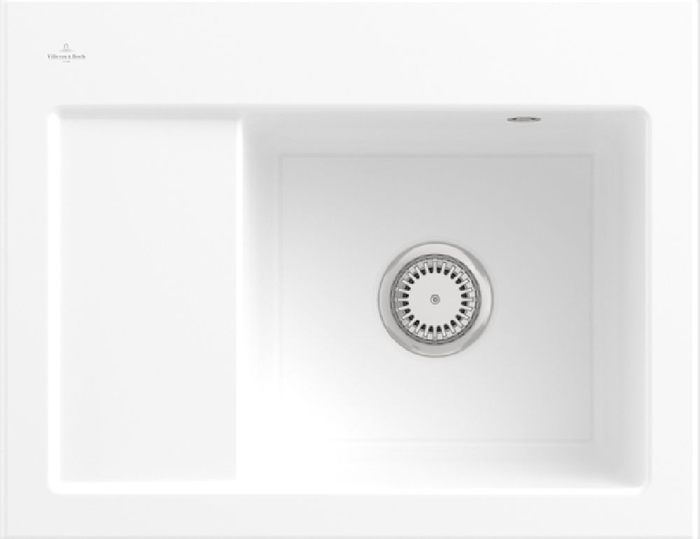 Darmowa Dostawa - Zlewozmywak ceramiczny 65x52 cm biały Villeroy & Boch Subway 331301R1