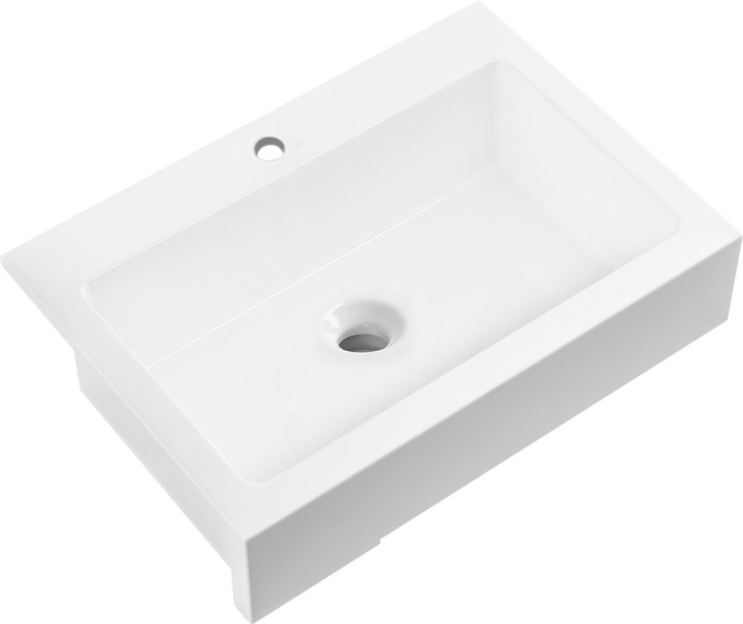 Darmowa Dostawa - Zlewozmywak ceramiczny 86x62 cm biały Sapho Arya 50186