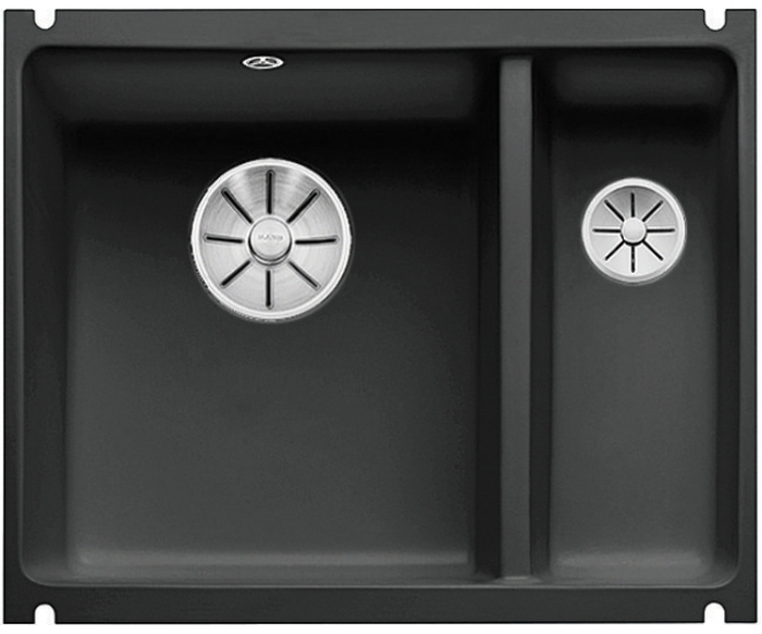 Darmowa Dostawa - Zlewozmywak ceramiczny 56.7x45.6 cm czarny Blanco Subline 350/150-U 523747