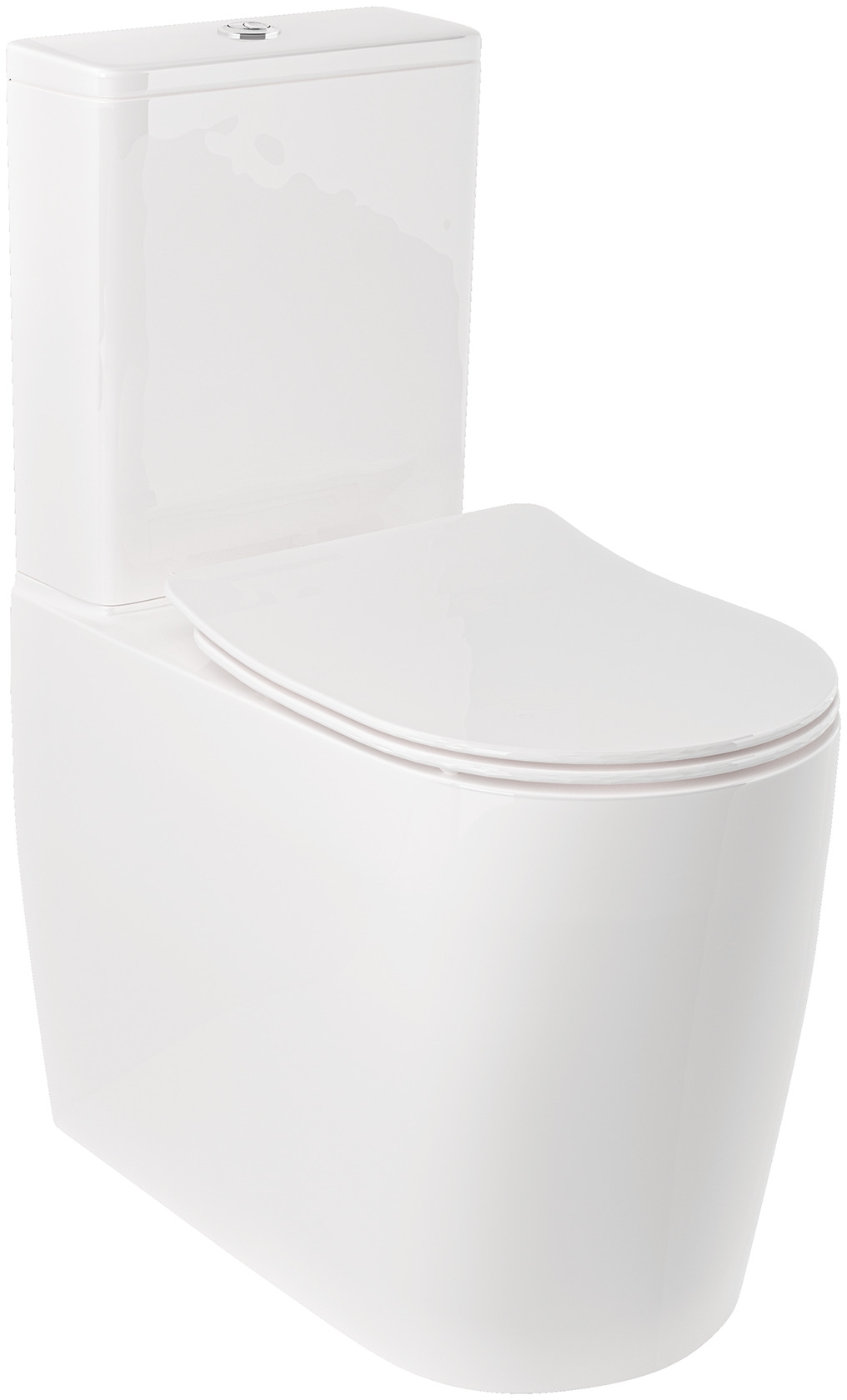 Darmowa Dostawa - Miska kompakt WC ze spłukiwaniem wirowym biały Kludi Resa R 23WCB0643