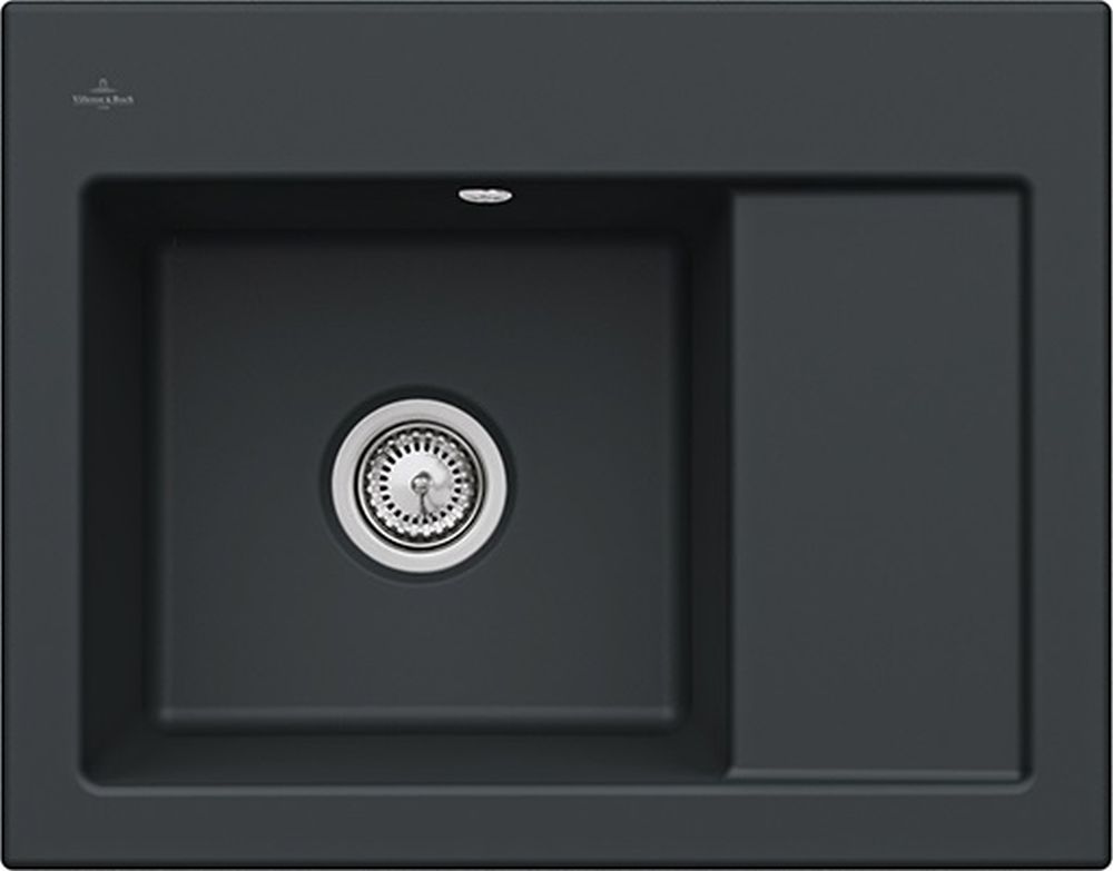 Darmowa Dostawa - Zlewozmywak ceramiczny 65x51 cm czarny Villeroy & Boch Subway 331201R7