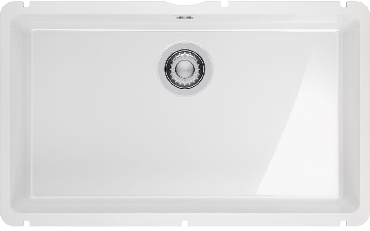 Darmowa Dostawa - Zlewozmywak ceramiczny 70.5x40 cm biały Franke KubusX 1260738294