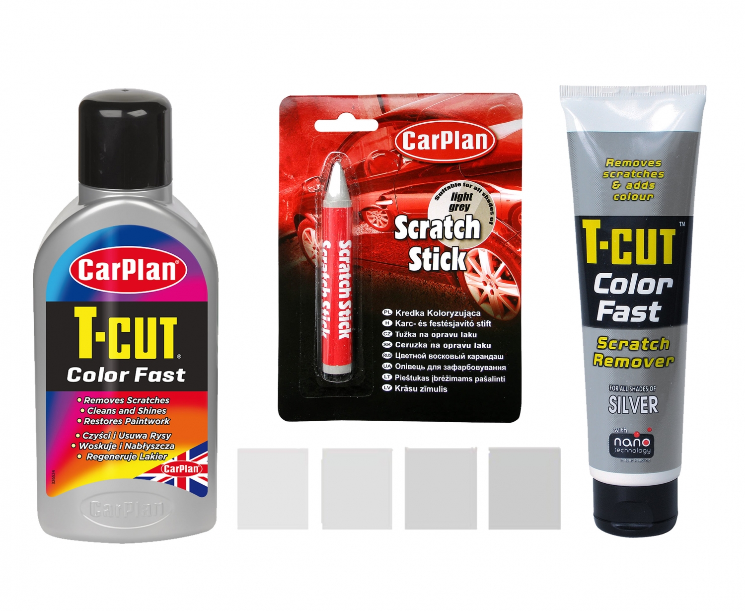 CARPLAN ZESTAW NA RYSY KREDKA PASTA WOSK SREBRNY - Petrostar